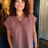 Ashlyn Gingham Top