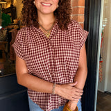 Ashlyn Gingham Top
