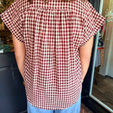 Ashlyn Gingham Top