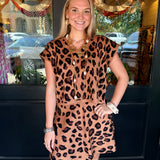 Dena Animal Print Top & Skirt Set