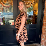 Dena Animal Print Top & Skirt Set
