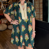 Millie Floral V-Neck Dress