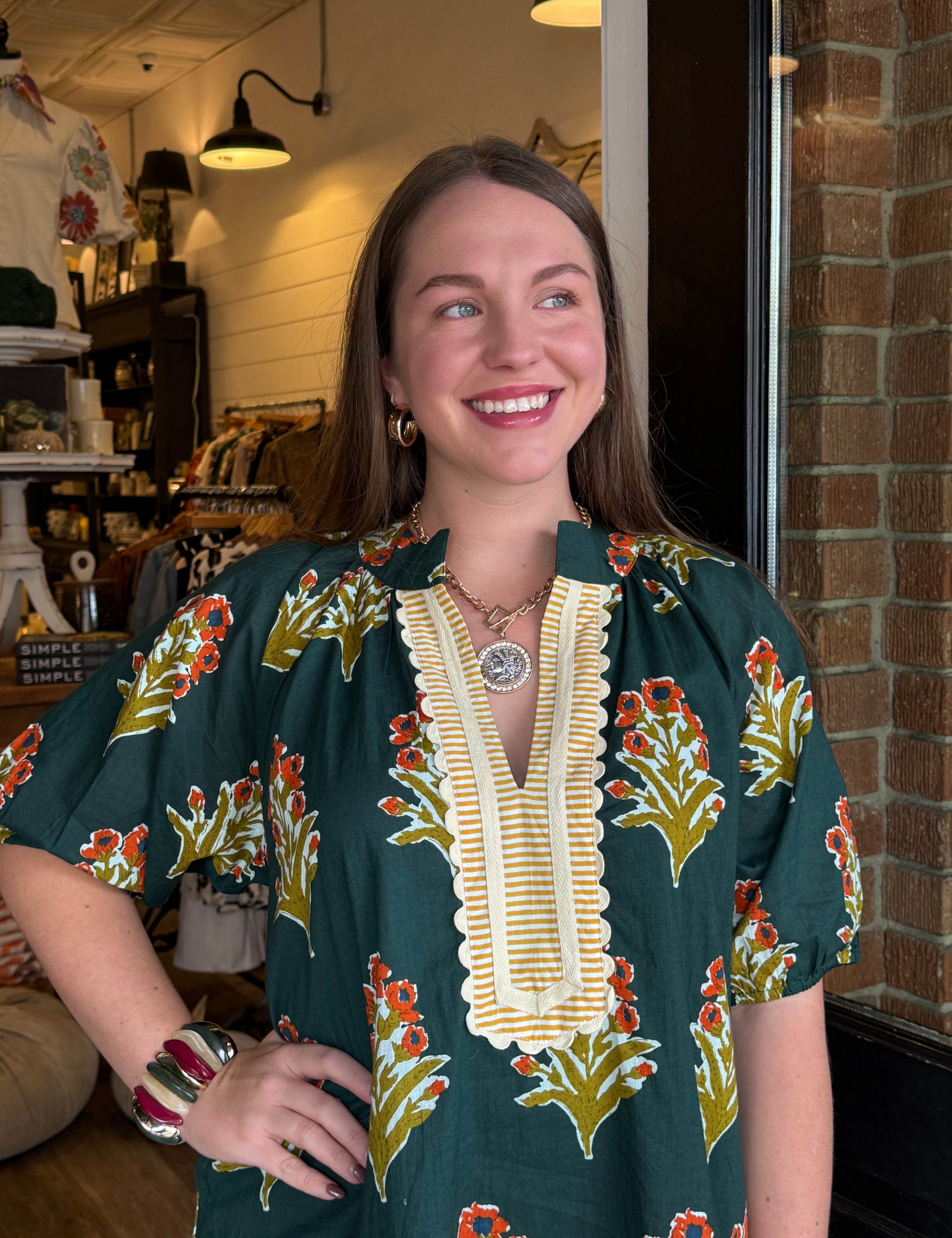 Millie Floral V-Neck Dress