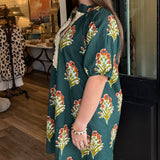 Millie Floral V-Neck Dress