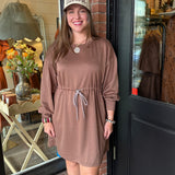 Mira Drawstring Waist Dress