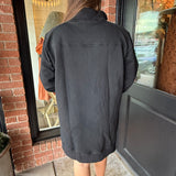 Kay Black Sweatshirt Dress