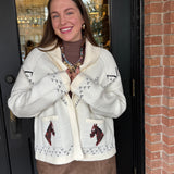 Iris Horse Cardigan