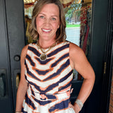 Nicky Stripe Midi Dress