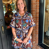 Jenni Belted Mini Dress