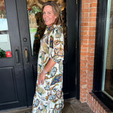 Selma Paisley Midi Dress