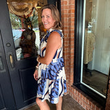 Jillian Abstract Mini Dress