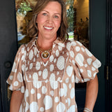 Heidi Polka Dot Midi Dress