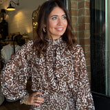 Monica Animal Print Mini Dress