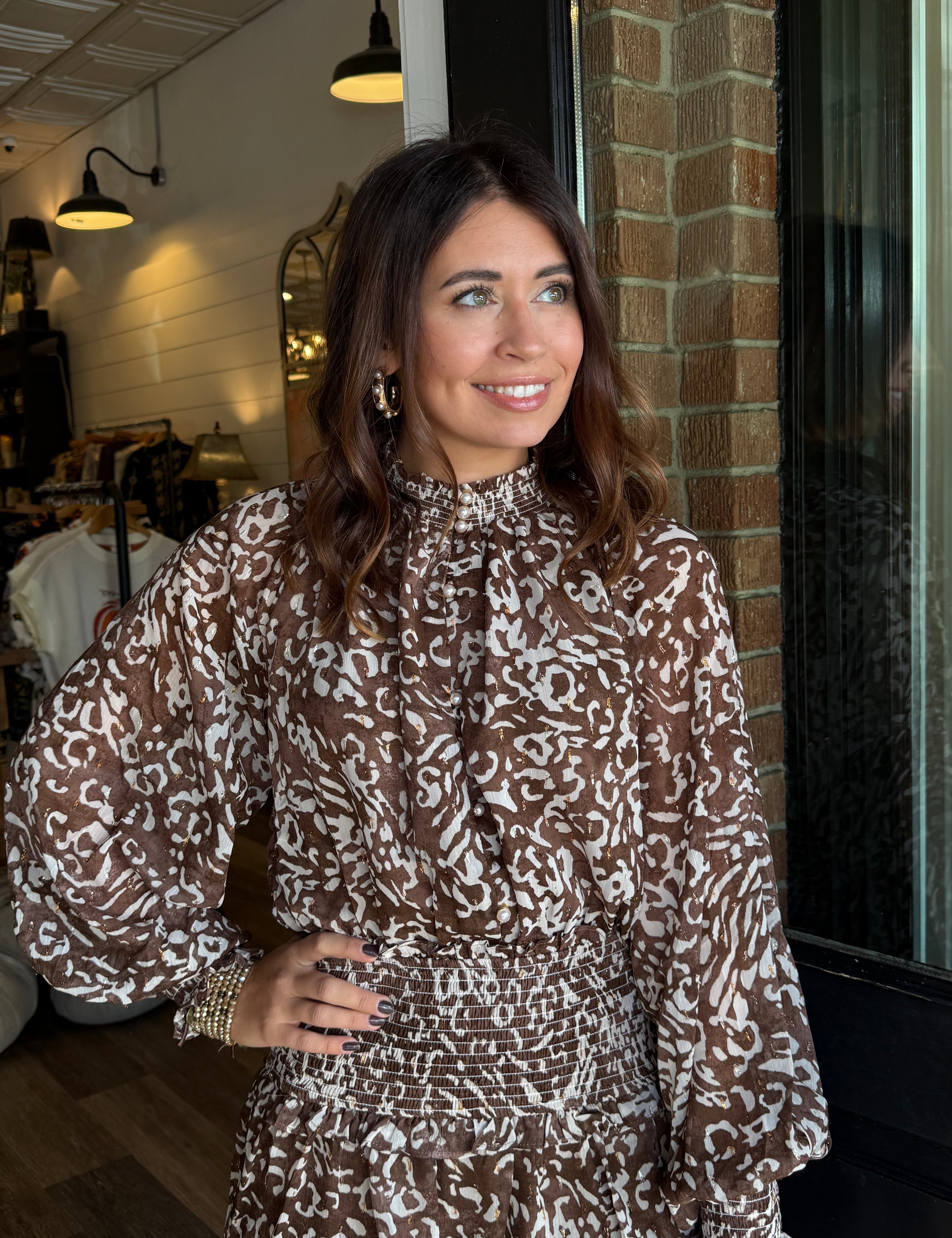 Monica Animal Print Mini Dress