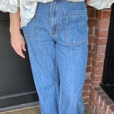 Kacie Cuffed Denim Pants