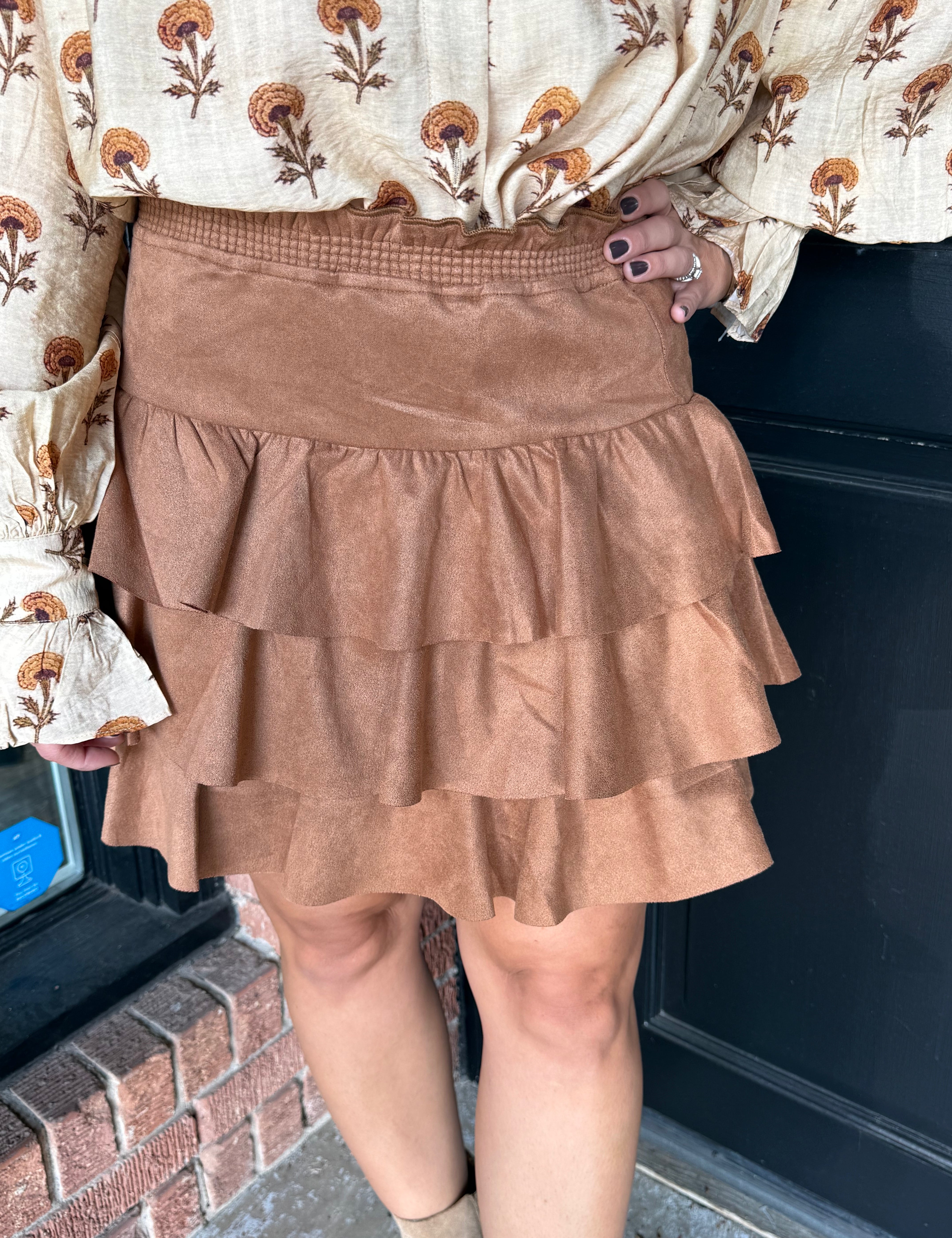 Nicky Ruffle Mini Skirt