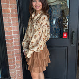 Nicky Ruffle Mini Skirt