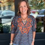 Mandi Floral Embroidered Top