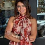 Tiffany Halter Maxi Dress