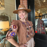 Julia Embroidered Top