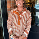Corrine Striped Top