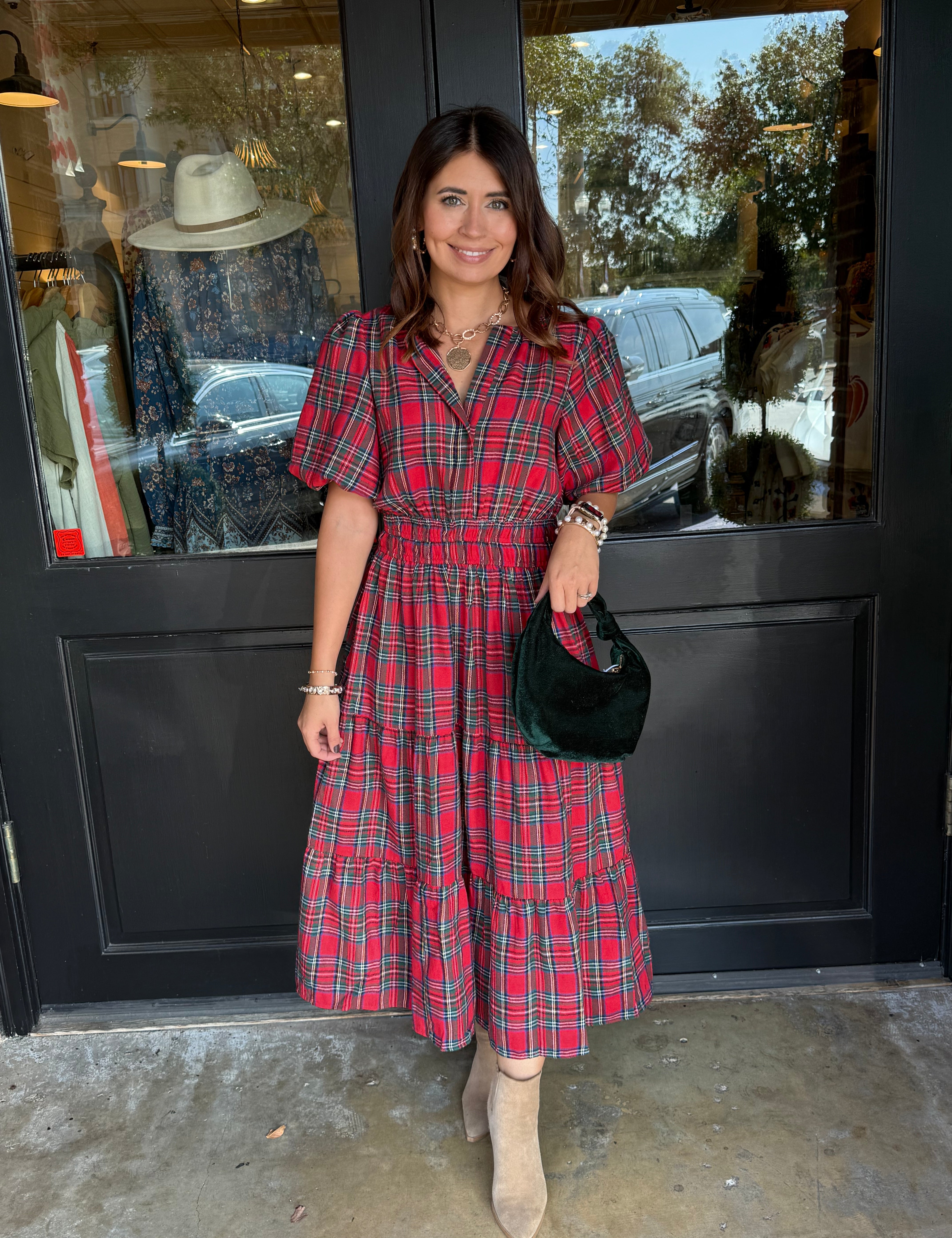 Stacey Tiered Midi Dress