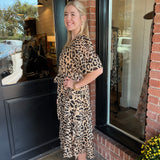 Jana Animal Print Dress