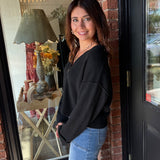 Sheila Black Cardigan Sweater