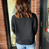 Sheila Black Cardigan Sweater