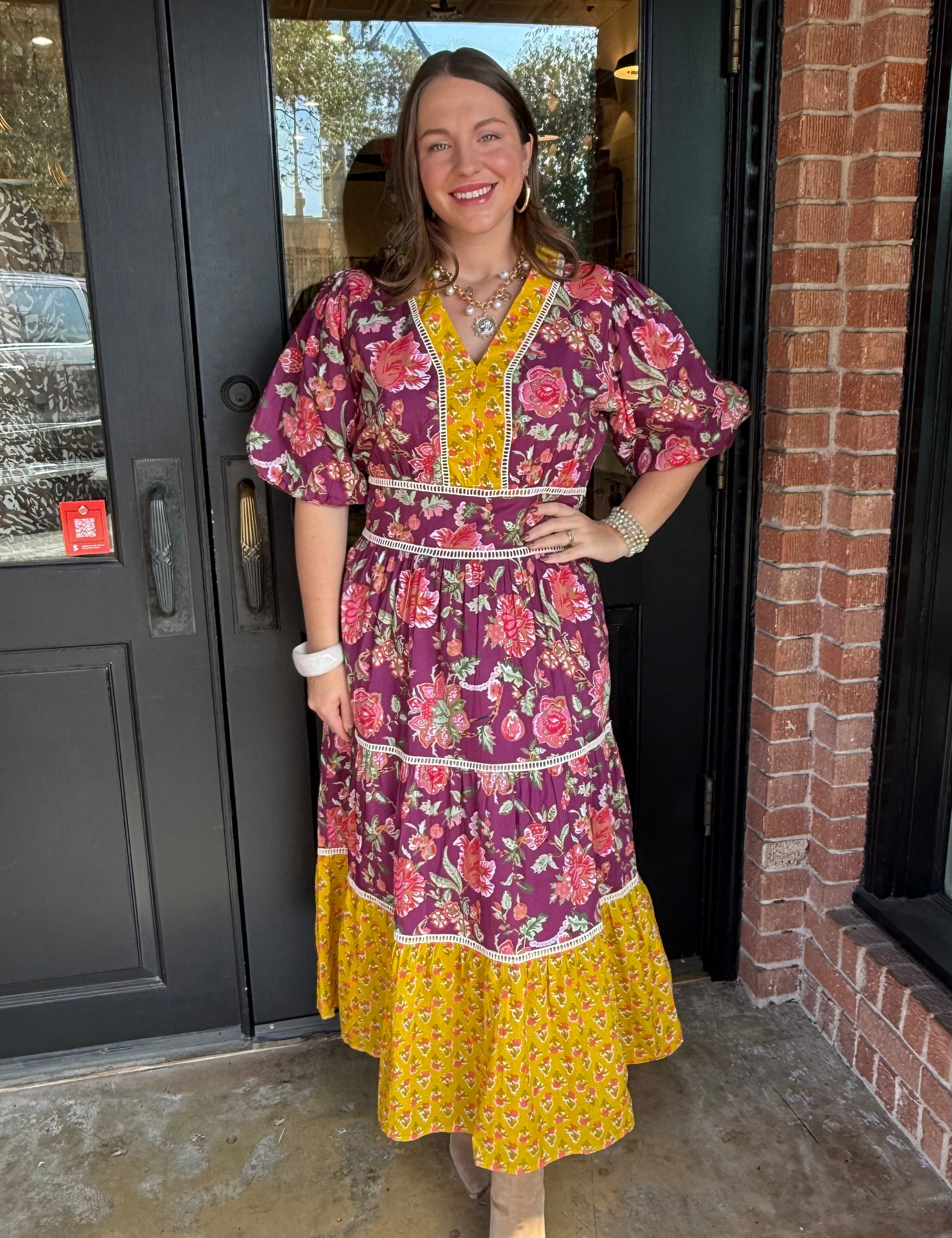 Carol Puff Sleeve Dress