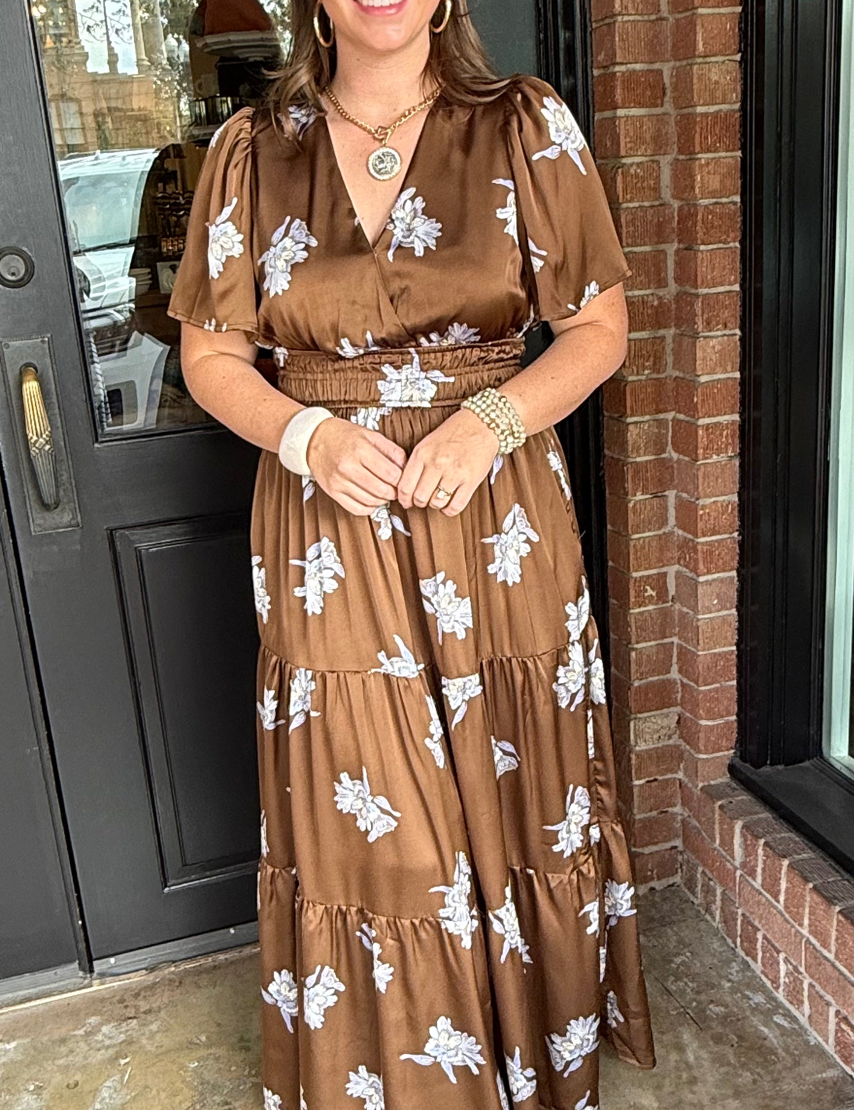 Tiera Floral Maxi Dress