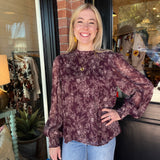 Kasey Floral Long Sleeve Blouse