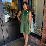 Melissa Solid Mini Dress