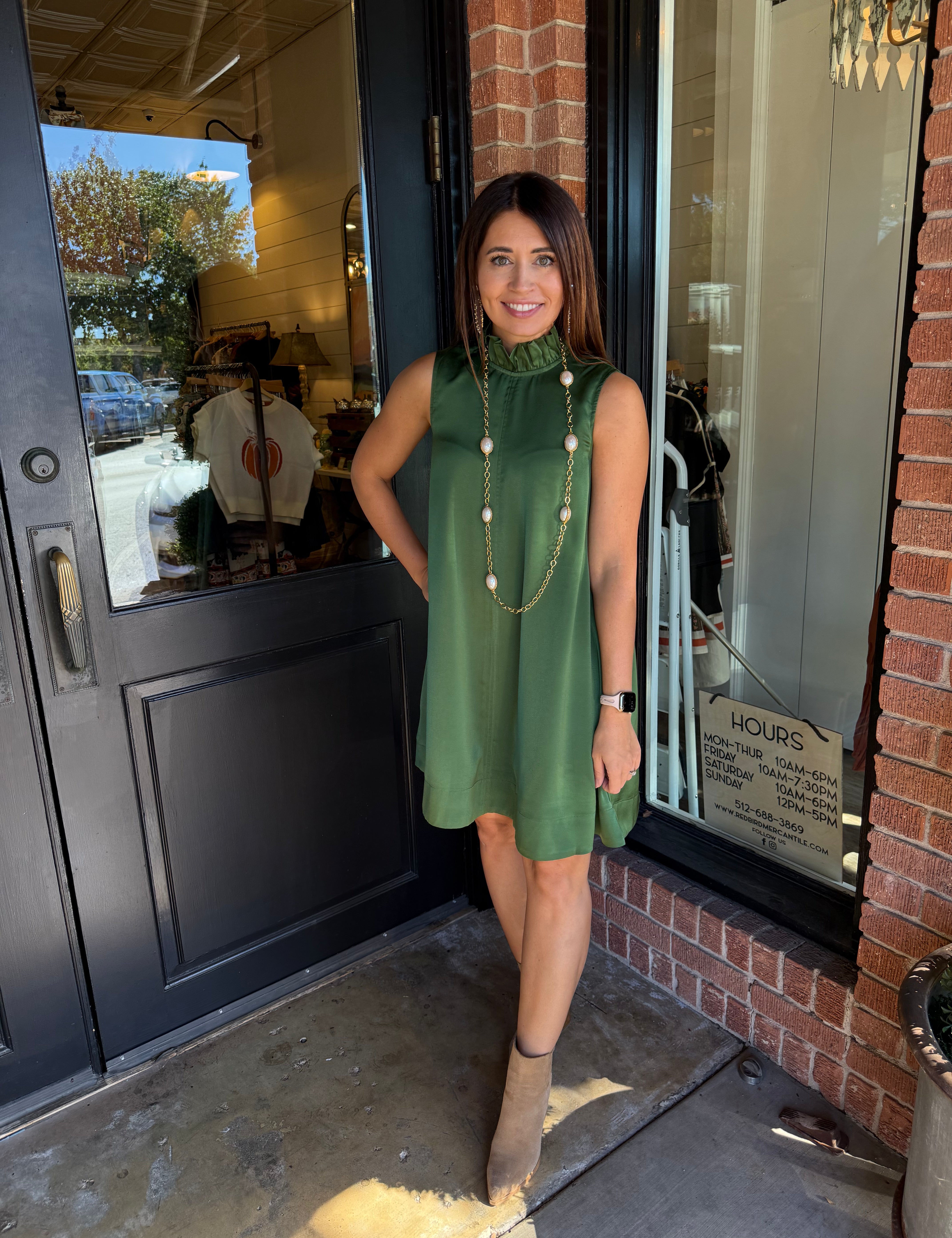 Melissa Solid Mini Dress