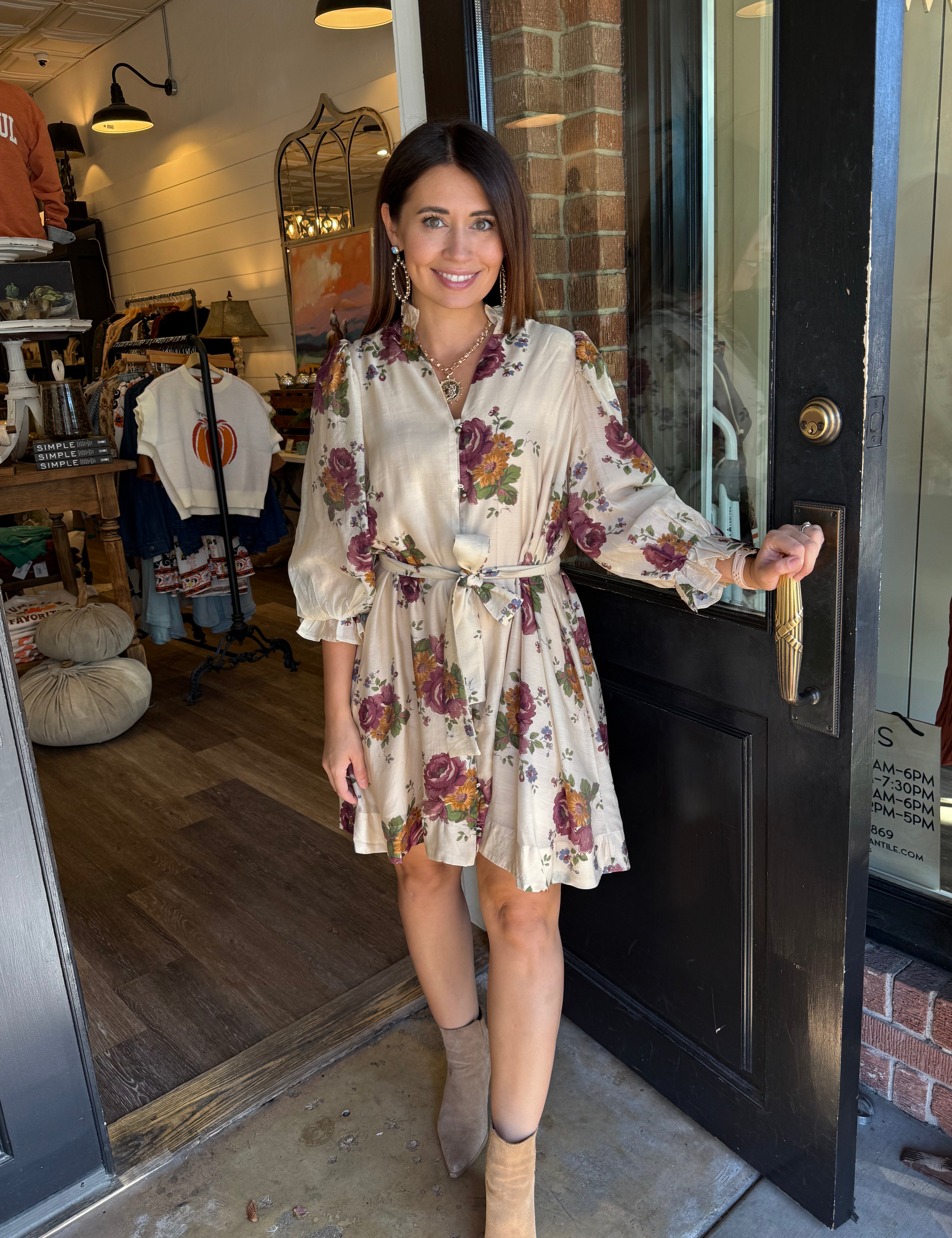 Hadley Floral Print Dress
