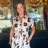 Lanette Button Midi Dress