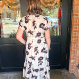 Lanette Button Midi Dress