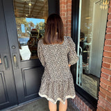 Lina Leopard Mini Dress