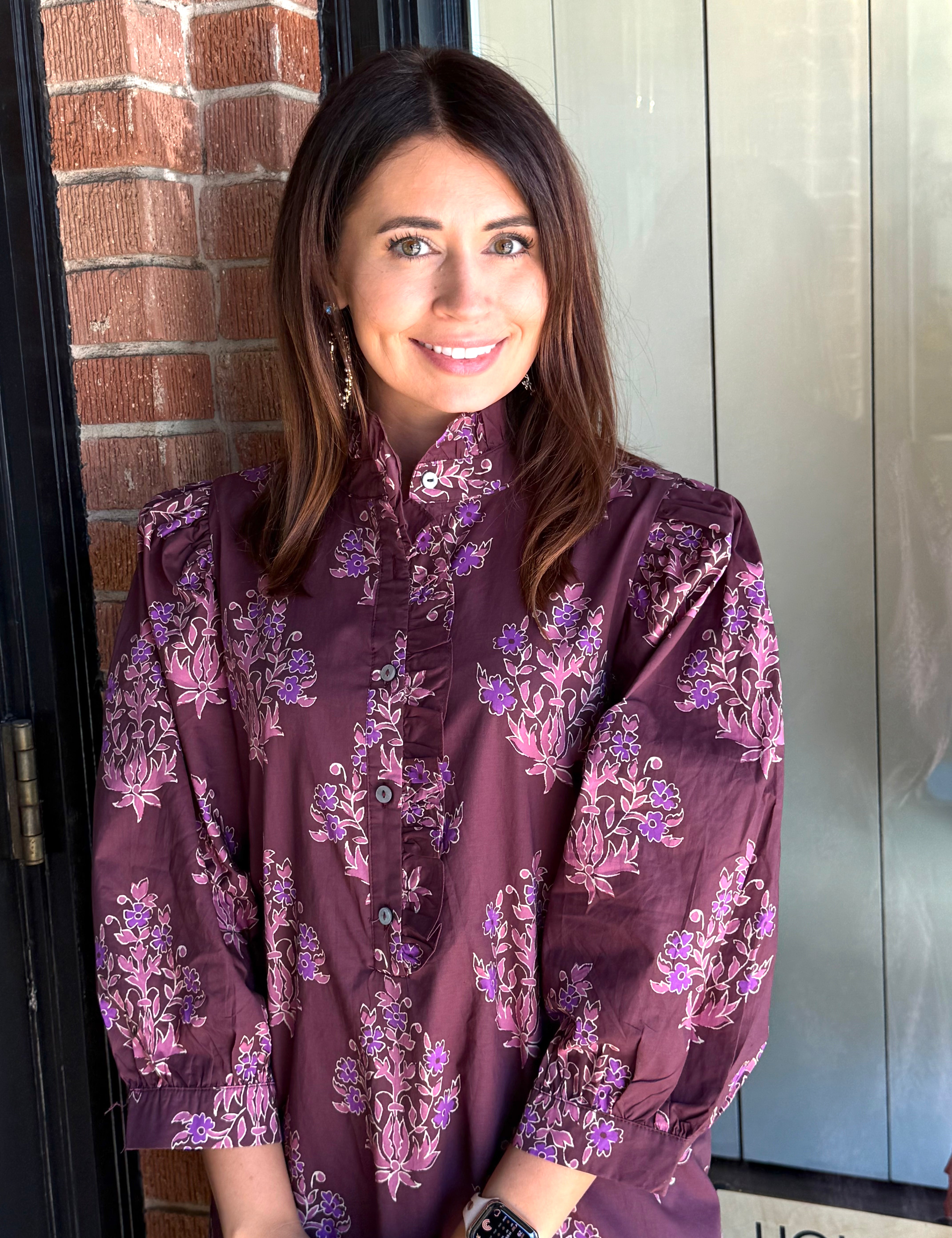 Nicky Burgundy Midi Dress