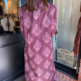 Nicky Burgundy Midi Dress