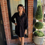 Melinda Black Knit Dress