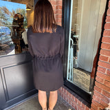 Melinda Black Knit Dress