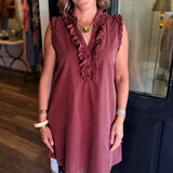 Gina Ruffle Mini Dress