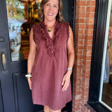 Gina Ruffle Mini Dress