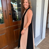 Alisha Back Tie Midi Dress