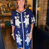 Carianne Floral Embroidery Detail Dress