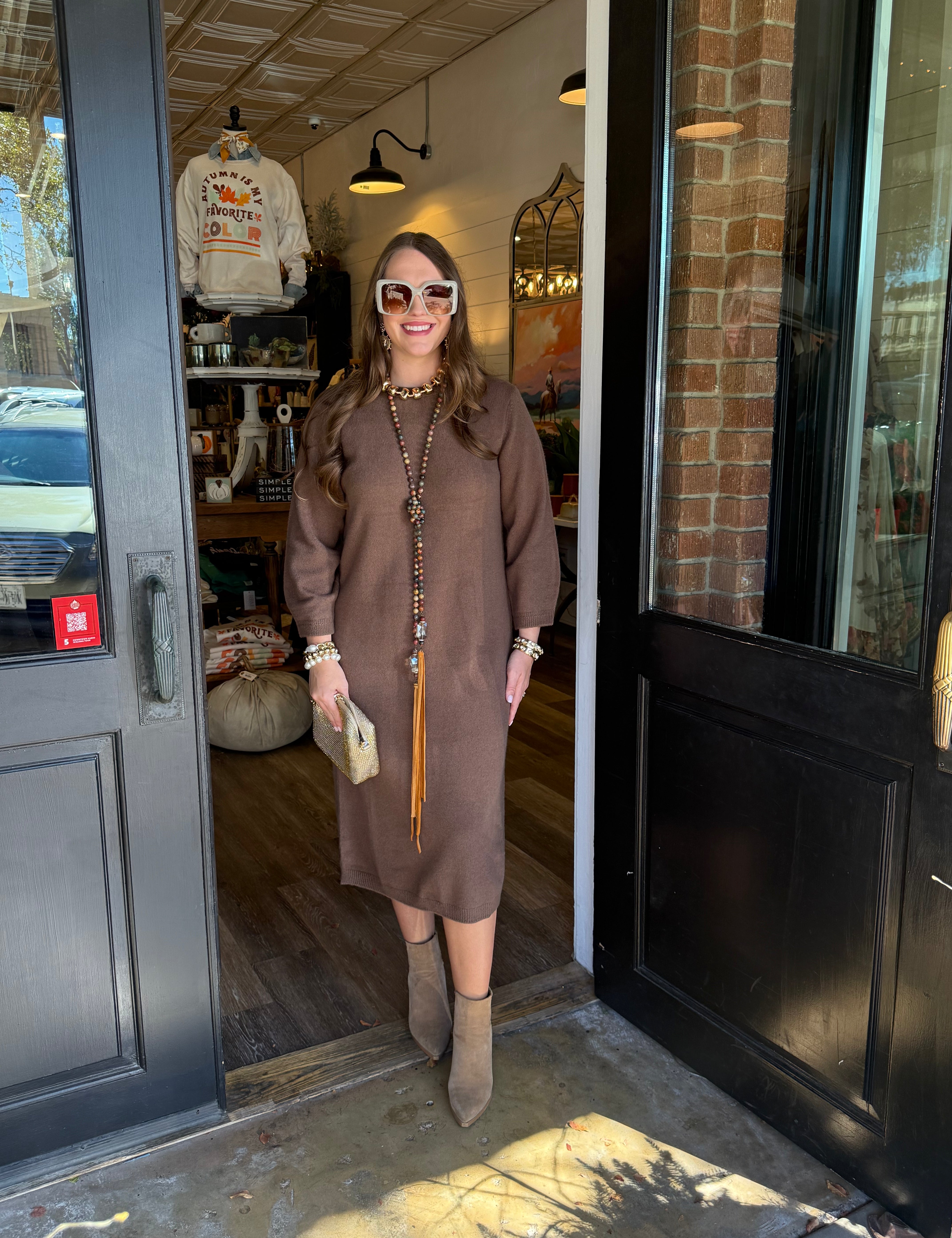 Sidney Midi Sweater Dress