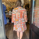 Andi Patchwork Mini Dress