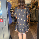 Abby Puff Sleeve Leopard Dress