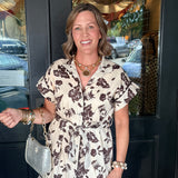 Cassie Button Shirt Dress